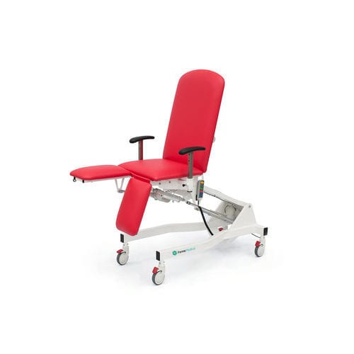 Sillón de reconocimiento podológico - Topaz - Forme Medical - eléctrico / manual / de altura variable