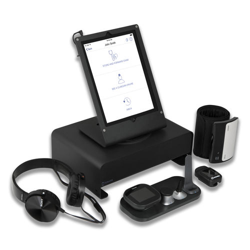 Plataforma de telemonitorización de constantes vitales - TytoClinic™ - Tyto Care Inc. - con pantalla táctil / segura / portátil