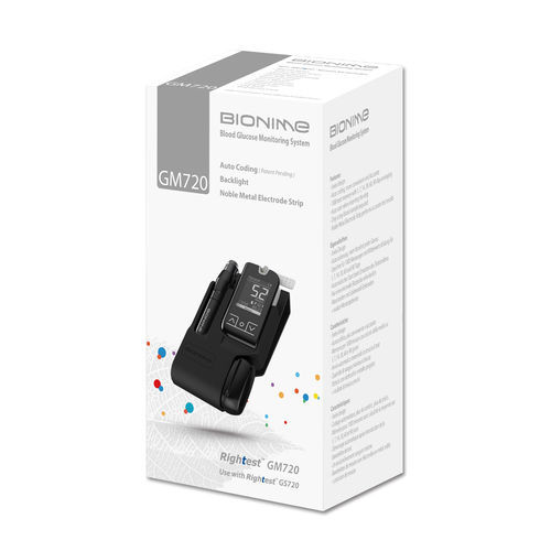 Glucómetro GDH - GS720 - BIONIME - con autocodificación