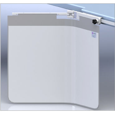 Pantalla de radioprotección rayos X - TS01 - Rothband - montada en sillón de reconocimiento