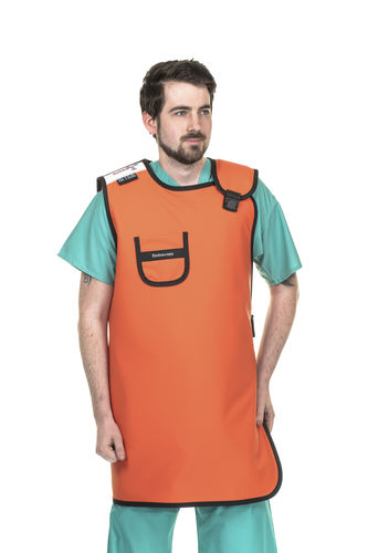 Delantal de protección radiológica protección delantera - Dr C Style  - Rothband - protección trasera / protección lateral / 0,50 mm