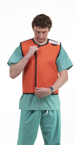 Delantal de protección radiológica protección delantera - Rothband - protección trasera / protección lateral / 0,50 mm