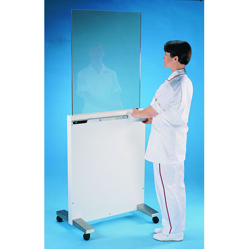 Pantalla de radioprotección rayos X - MS1V - Rothband - portátil / con ventanas / 0,50 mm