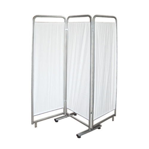 Biombo médico plegable - MO 00507 - CALDARA - móvil / 3 paneles / con cortina