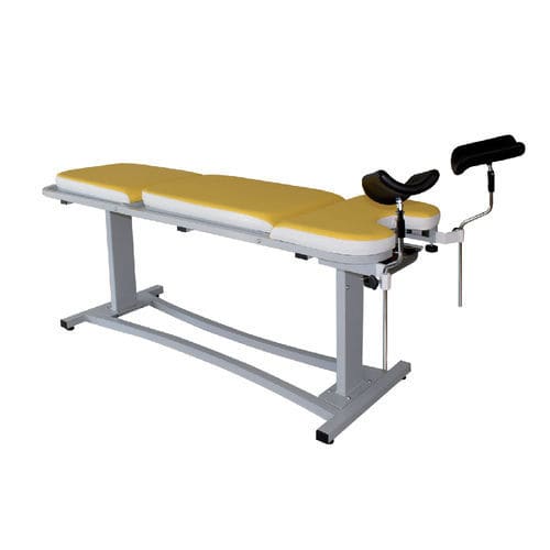 Mesa de exploración ginecológica - 3XL37 - CALDARA - eléctrica / con respaldo regulable / de altura fija