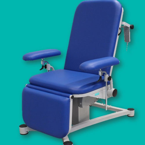 Sillón de reconocimiento general - 3XL47 - CALDARA - mecánico / con respaldo regulable / con reposapiernas