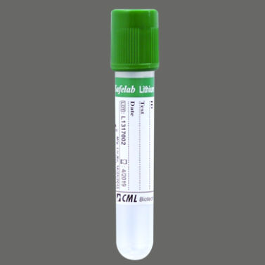 Tubo de extracción cilíndrico - SLD-LH	 - CML Biotech - por plasma / para extracción de muestras / heparina de litio
