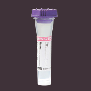 Tubo de extracción de fondo plano - MTR-K2	 - CML Biotech - de sangre capilar / para extracción de muestras / K2-EDTA