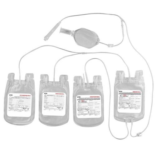 Bolsa de sangre cuádruple - MITRA Industries - CPD/SAG-M / de PVC / WB-SP