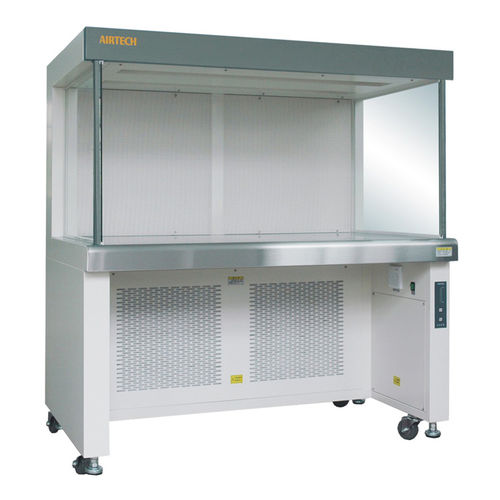 Cabina de limpieza de laboratorio - HS series - Antech Group - con ruedas / HEPA / de flujo laminar horizontal
