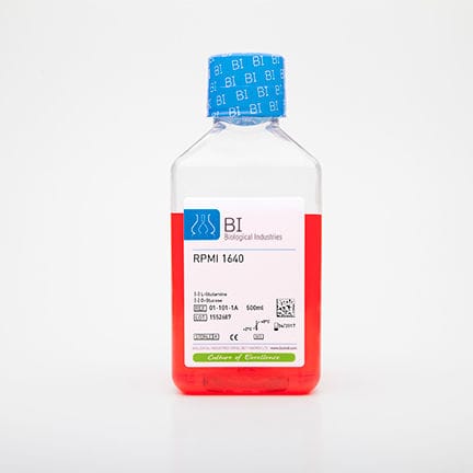 Medio RPMI 1640 - 01-101-1A - Biological Industries - de suero / para cultivos celulares / líquido