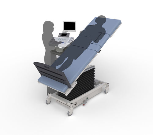 Camilla de exploración para ecografía - VasScan Table™ X  - Echo and Vascular Table - MPI - Medical Positioning - bariátrica / eléctrica / de altura variable