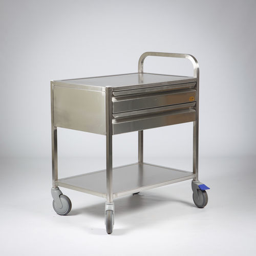 Carro médico - 3124 - Equa OÜ - para instrumental / para transporte / de acero inoxidable