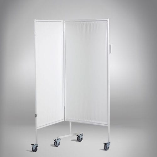 Biombo médico plegable - 5202 - Equa OÜ - móvil / 2 paneles / con cortina
