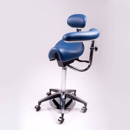 Taburete para centro sanitario - 1957 - Equa OÜ - de altura variable / giratorio / con respaldo
