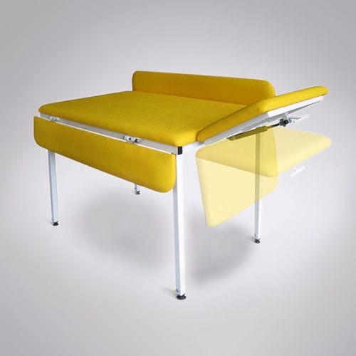 Camilla de exploración pediátrica - 3200 - Equa OÜ - manual / de altura fija / de 2 secciones