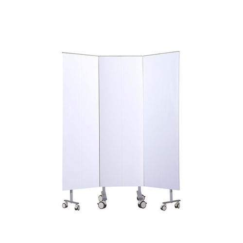 Biombo médico plegable - B-Model - ParPlus Folding Screen Systems - con ruedas / 3 paneles / antibacterias