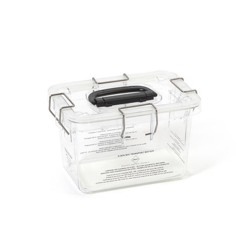 Contenedor para transporte - BIO 01P - M.&G. INTL srl - para tubos de ensayo / para muestras biológicas / de policarbonato