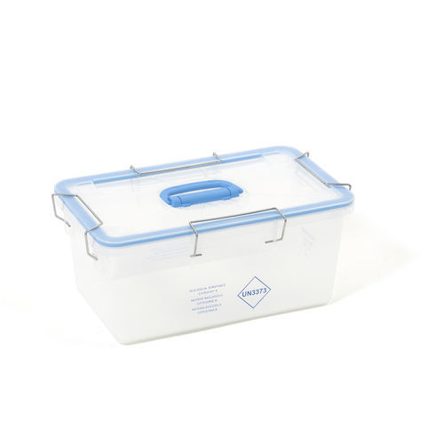 Recipiente para muestras para transporte - BIO 03M-E - M.&G. INTL srl - para tubos de ensayo / para muestras biológicas / de polipropileno