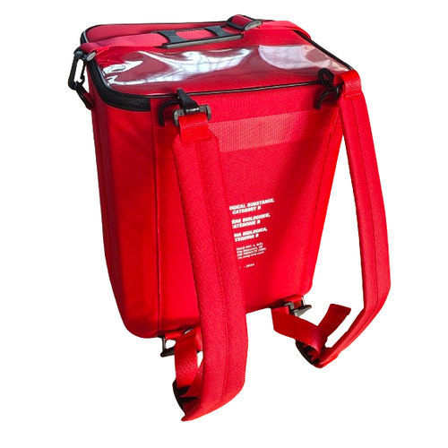 Mochila para muestras biológicas - BIO ZN2 - M.&G. INTL srl - bandolera / de poliéster / isotérmica