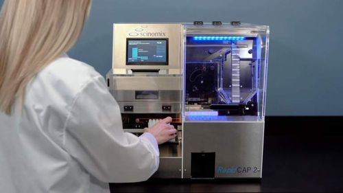 Sistema de desencapsulación y de encapsulación de tubos - RapidCAP2 - Scinomix, Inc - de laboratorio / de mesa