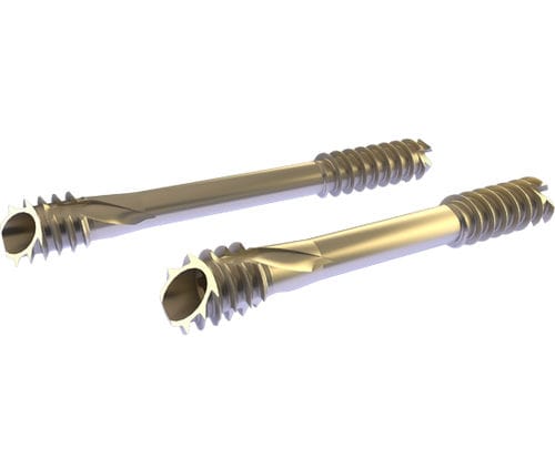 Tornillo de compresión ósea para antepié - PECA® - novastep - canulado / metálico / cortical