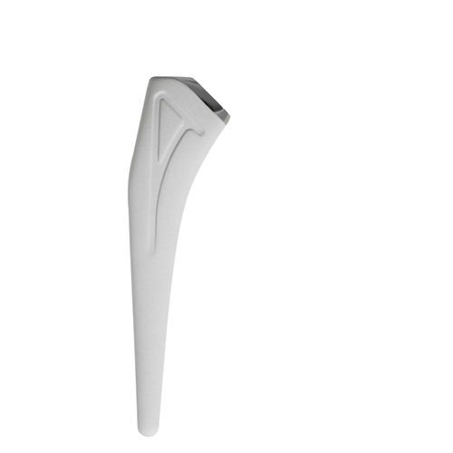 Vástago femoral no cementado - ACOR® - Amplitude Surgical - derecho / izquierdo