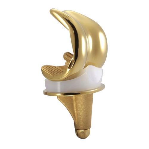 Prótesis de rodilla tricompartimental - SCORE&reg; AS - Amplitude Surgical - de platillo móvil