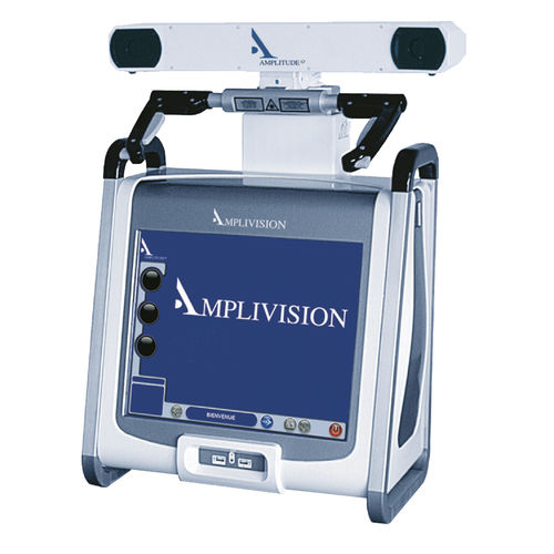 Sistema de navegación quirúrgica para la colocación de prótesis de rodilla - AMPLIVISION® - Amplitude Surgical - para la colocación de prótesis de cadera / óptico