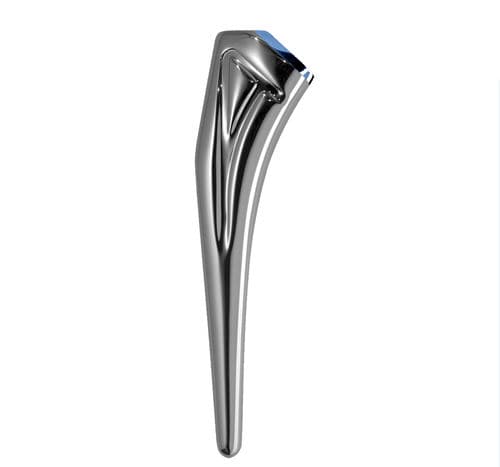 Vástago femoral cementado - ACOR® - Amplitude Surgical - derecho / izquierdo