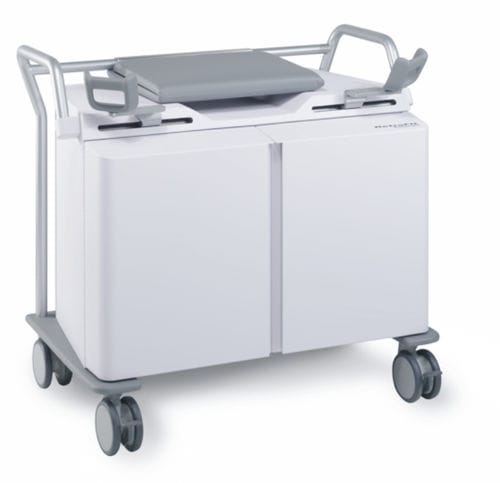 Carro para cuidados ginecológicos - GynoCart™ - RetroFit Medical - con estante / con bandejas / con 2 puertas