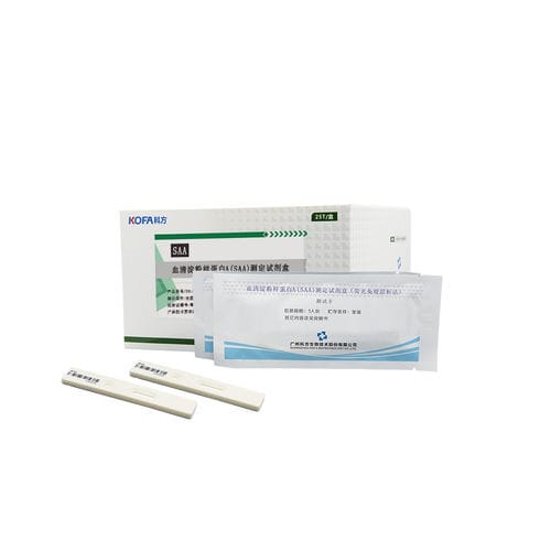 Kit de prueba de enfermedades inflamatorias - SAA - Guangzhou KOFA Biotechnology Co.,Ltd. - de suero amiloide A / de sangre