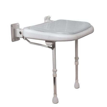 Asiento de ducha sin respaldo - 04270P - AKW Medicare - plegable / de pared