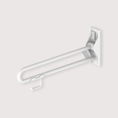 Barra de apoyo para inodoro - 01811WH - AKW Medicare - abatible