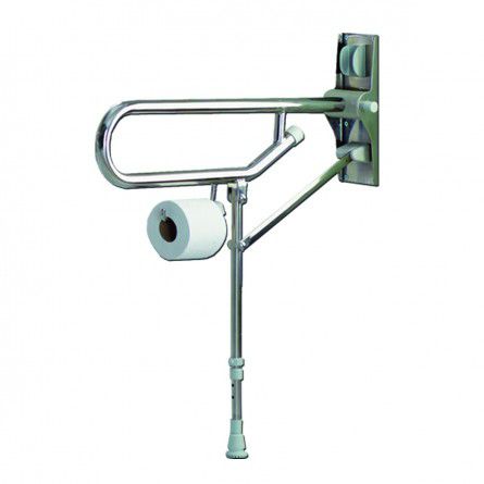 Barra de apoyo para cuarto de baño - 01830 series - AKW Medicare - para inodoro / abatible