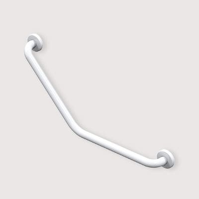 Barra de apoyo para cuarto de baño - 01243WH - AKW Medicare - de acero inoxidable
