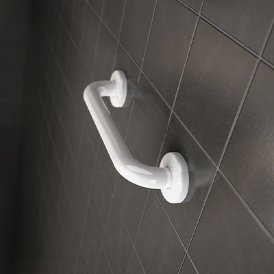 Barra de apoyo para cuarto de baño - 01240WH - AKW Medicare - de acero inoxidable
