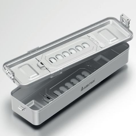 Contenedor de esterilización para instrumental - Endo Model - Asel Medikal - para endoscopio / con filtro / de aluminio anodizado
