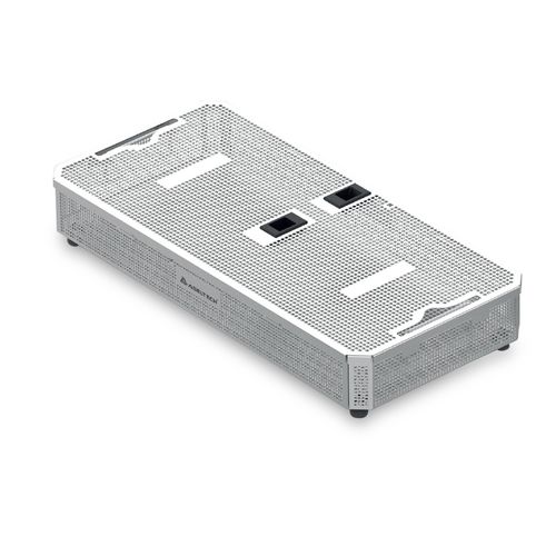 Bandeja de esterilización para instrumental - Mesh Tray - Asel Medikal - perforada / de acero inoxidable