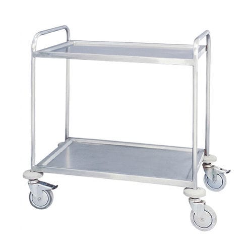 Carro médico - T03 - Tali Medical - para instrumental / de almacenamiento / de acero inoxidable