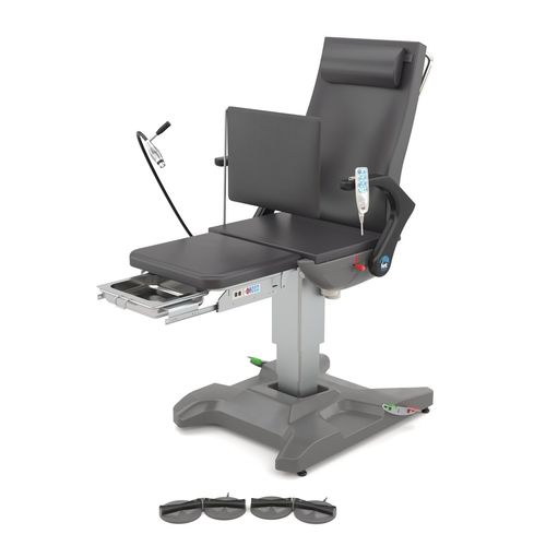 Sillón de reconocimiento podológico - 6000 Series - HNT Medical - eléctrico / de altura variable / con respaldo regulable
