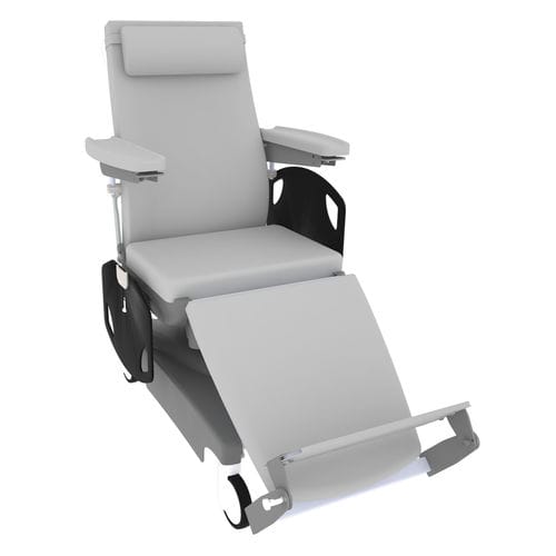 Sillón para hemodiálisis manual - 6DLS44 - HNT Medical - de 3 secciones / de altura variable / con ruedas