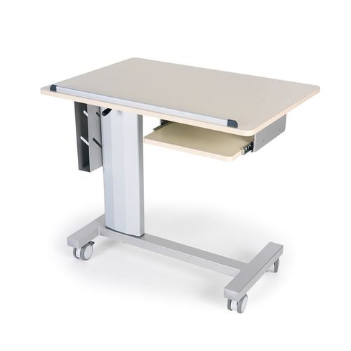 Mesa de cama con ruedas - 6OBT05 - HNT Medical - de altura regulable / reclinable / con accionamiento manual