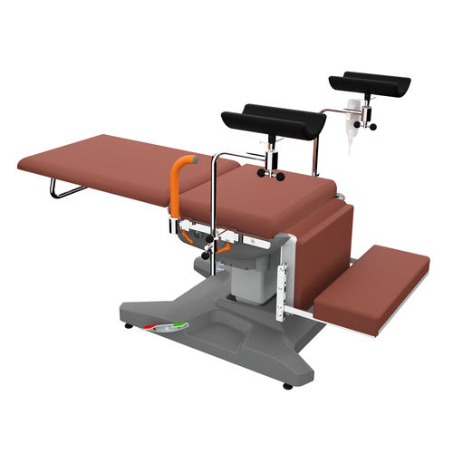 Sillón de reconocimiento general - 6000 Series - HNT Medical - proctológico / manual / con respaldo regulable