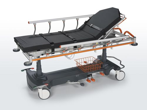 Carro camilla de emergencia - 6000 Series - HNT Medical - para traslado de pacientes / de transferencia / hidráulico