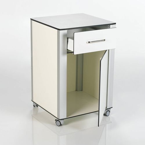 Mesa de cabecera con ruedas - 6BST06 - HNT Medical - con cajones