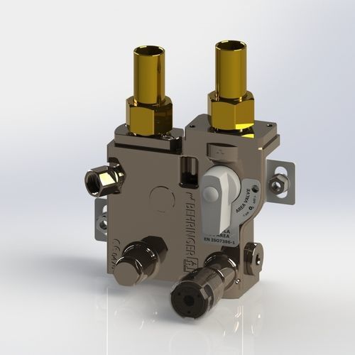 Válvula de gases médicos - AVB  - BEHRINGER - de PTFE / de latón