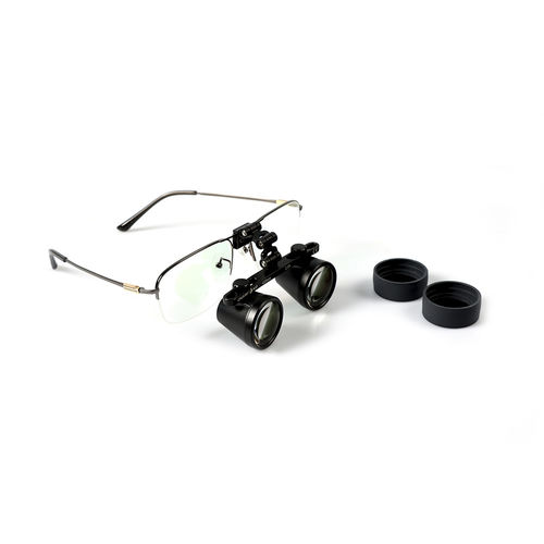 Lupa quirúrgica con montura de gafas - Titanium  - Chamfond Biotech - con sistema abatible