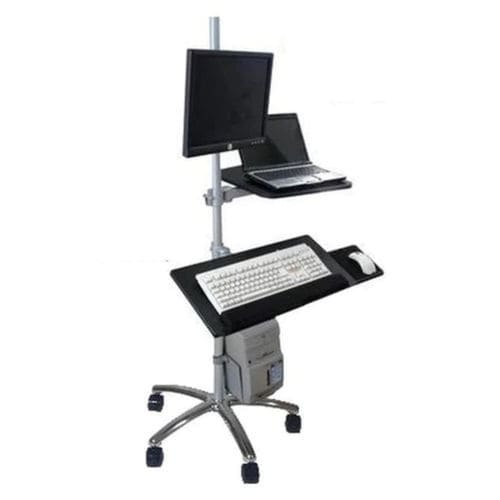 Estación de trabajo informática médica - DVC04-F - Oceanpointe Distributors Corp - para ordenador portátil