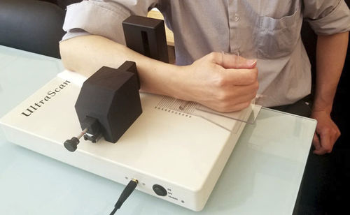 Osteodensitómetro por ultrasonidos - UltraScan™ 650 - CyberLogic - para examen del antebrazo